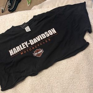 Cropped Harley Davidson T Shirt